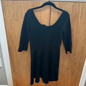 Black 3/4 Sleeve Dress